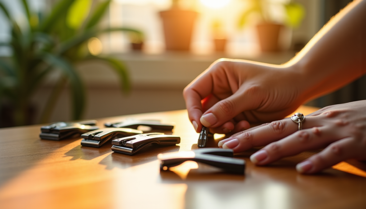 Débuter avec un coupe-ongles : quel format et quelle forme de mâchoires choisir